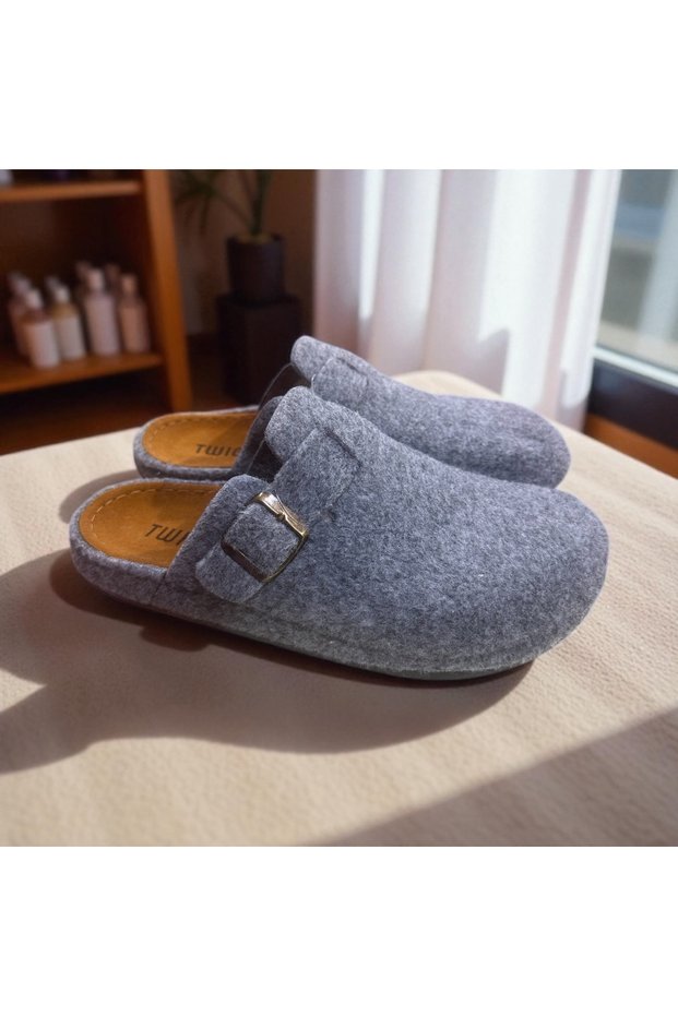 Full Orthopedic Felt Men's House Slippers
