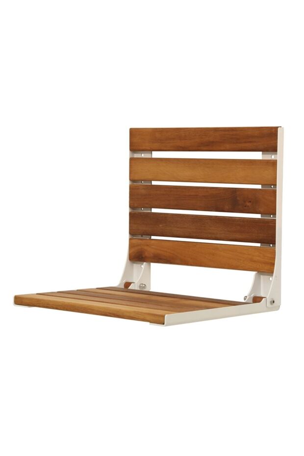 Beyaz Katlanır Duş Oturağı - 4