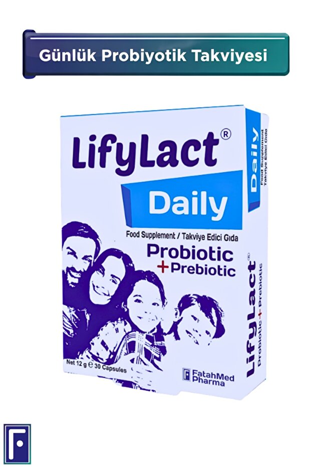 ® Daily Probiyotik, Prebiyotik, 30 Kapsül , Günlük Probioyotik - 1