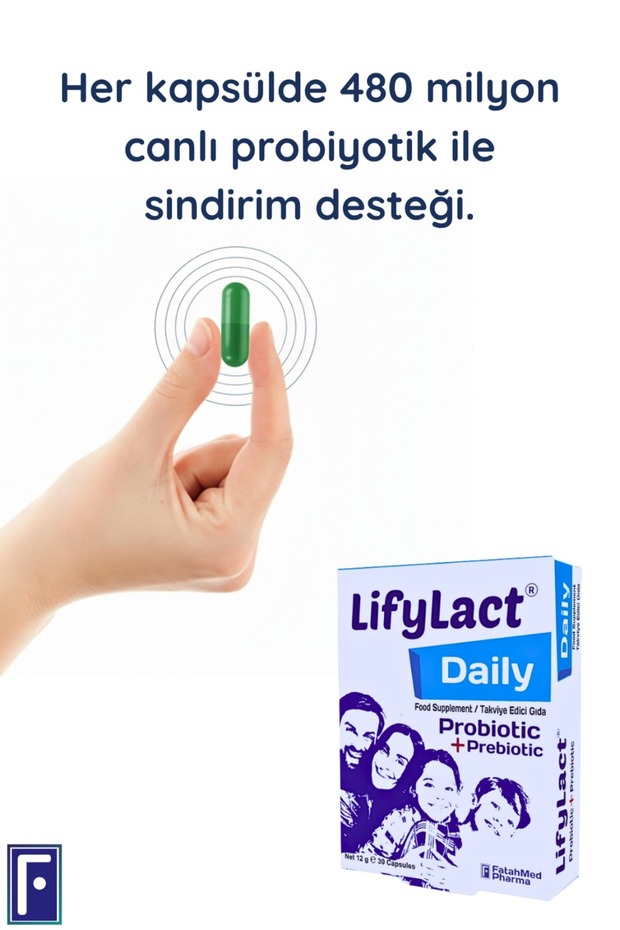 ® Daily Probiyotik, Prebiyotik, 30 Kapsül , Günlük Probioyotik - 4