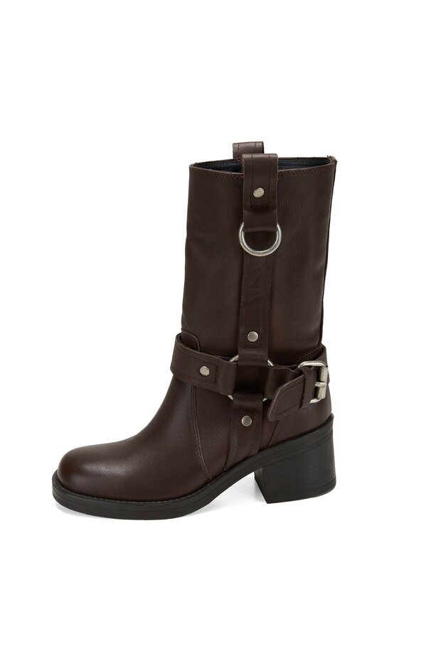 Kadın Deri Kovboy Çizme - 4