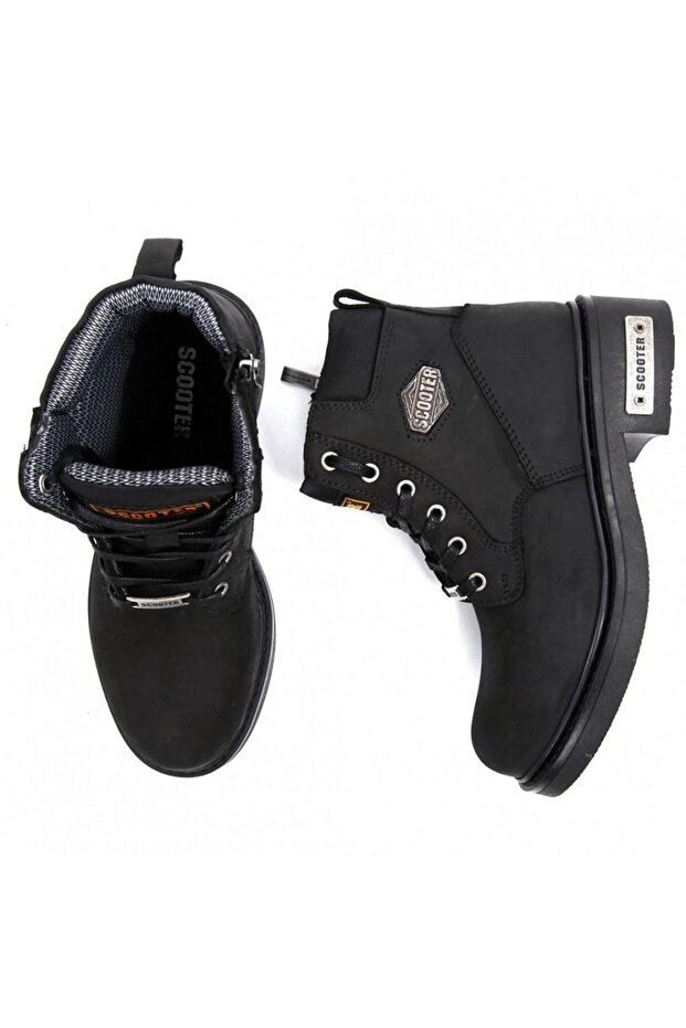 G5121CS Siyah Crazy Deri Bot - 2
