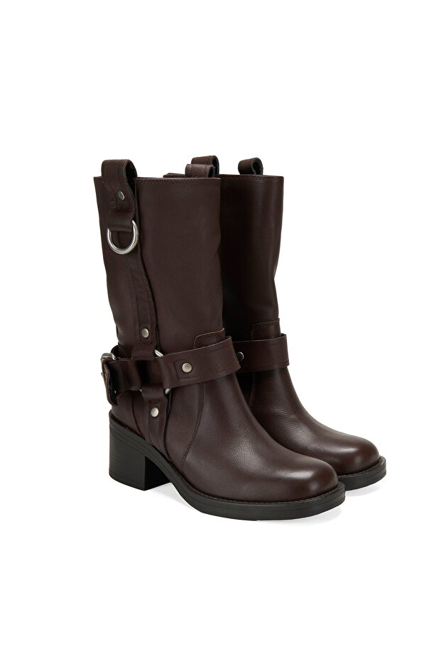 Kadın Deri Kovboy Çizme - 2