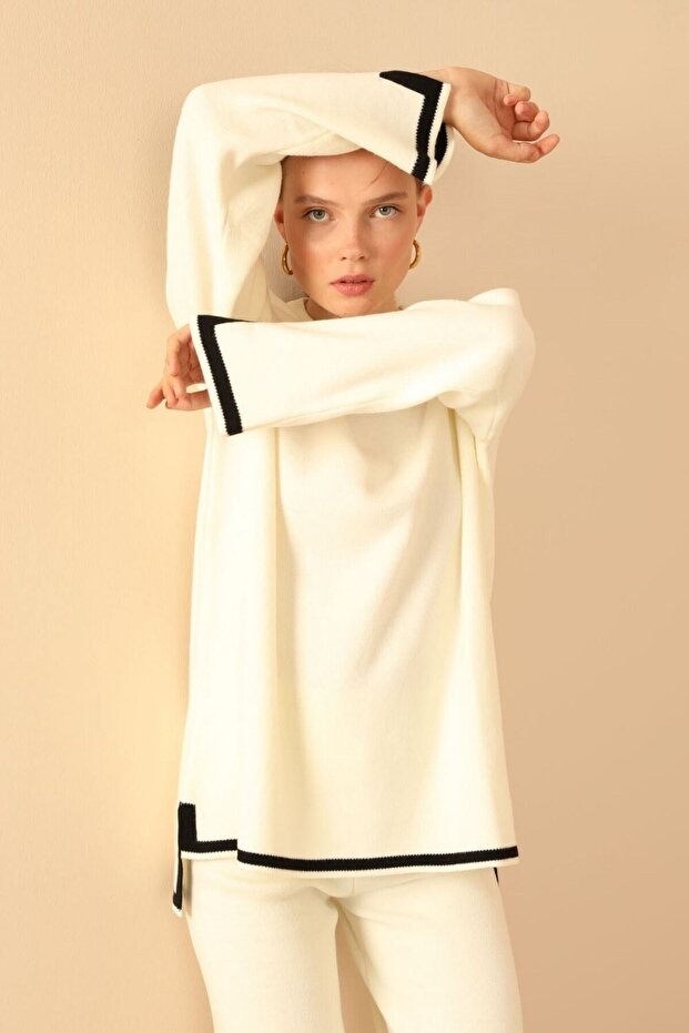 Slit Detail Knit 2-Piece Set