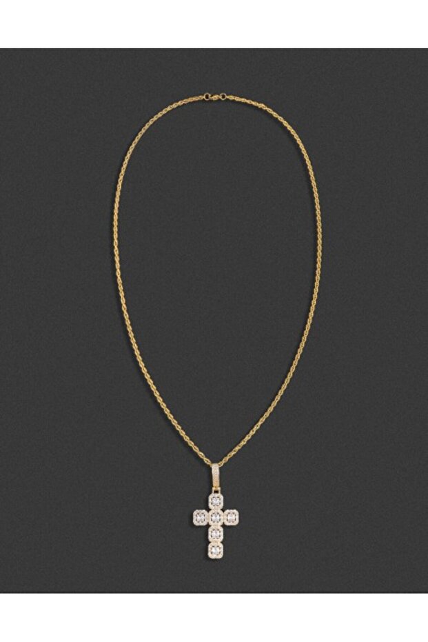 Iced Out Cross Kolye CS1125AL - 2