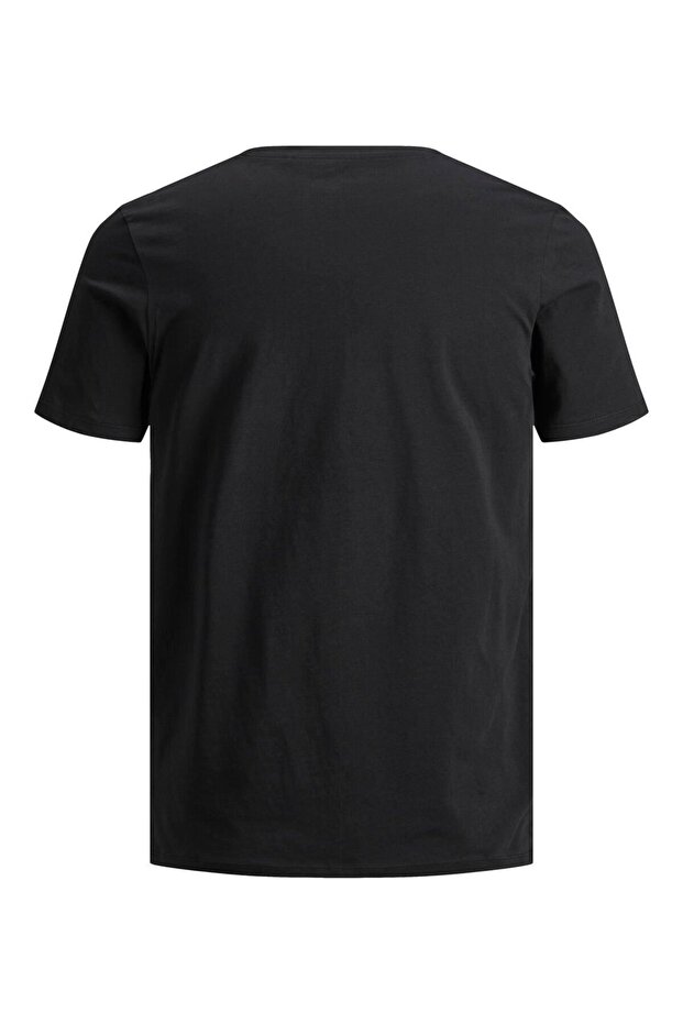 JJEORGANIC BASIC TEE SS O-NECK NOOS Black - 3