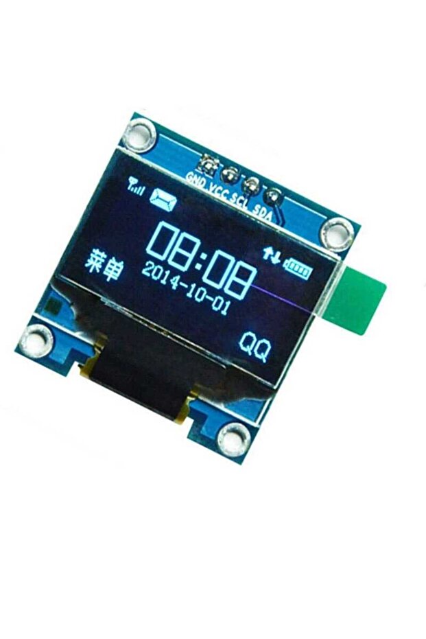 1.3 İnç I2C OLED Ekran Modülü SSD1106 Mavi 128x64 Arduino Raspberry Pi Uyumlu - 1