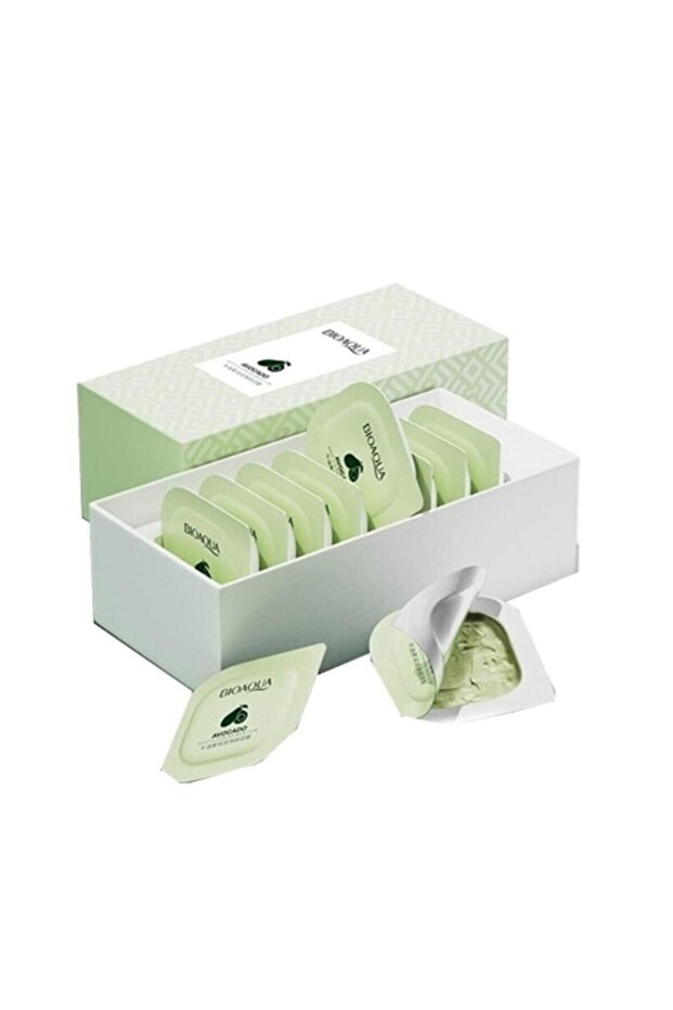 Avocado Deep Cleaning Purifying Mud Film Masks Set of 8 7.5 Gr X 8 Pieces