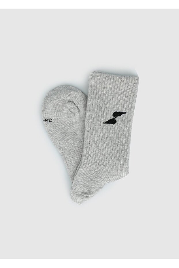 Gray Es003 Long Gray Socks