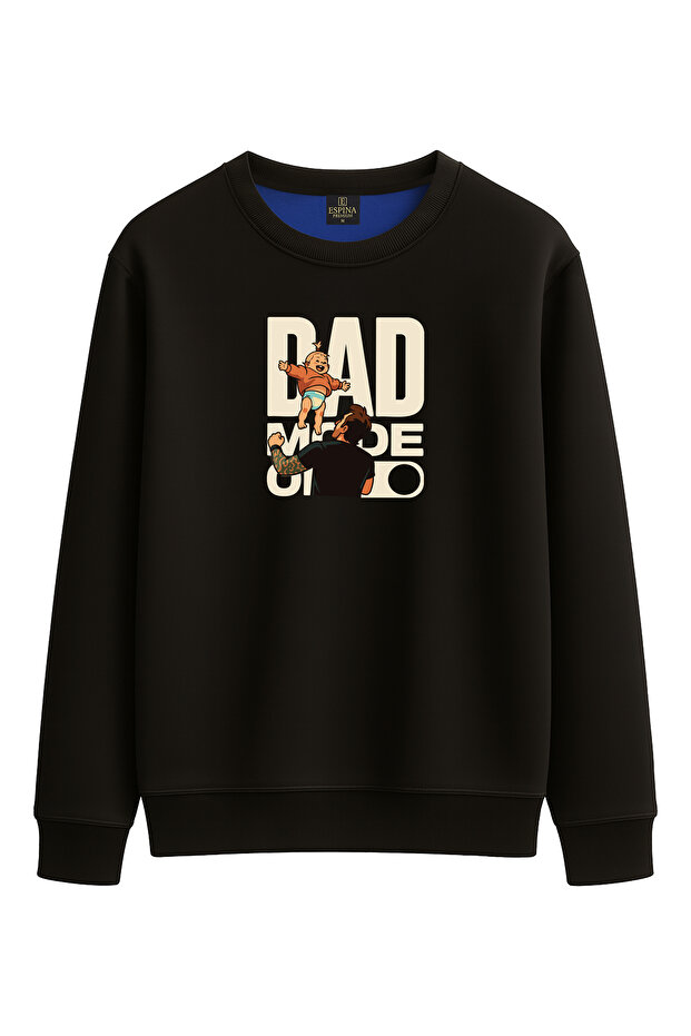 Regular Dad Mode On Baskılı Sweatshirt - 1