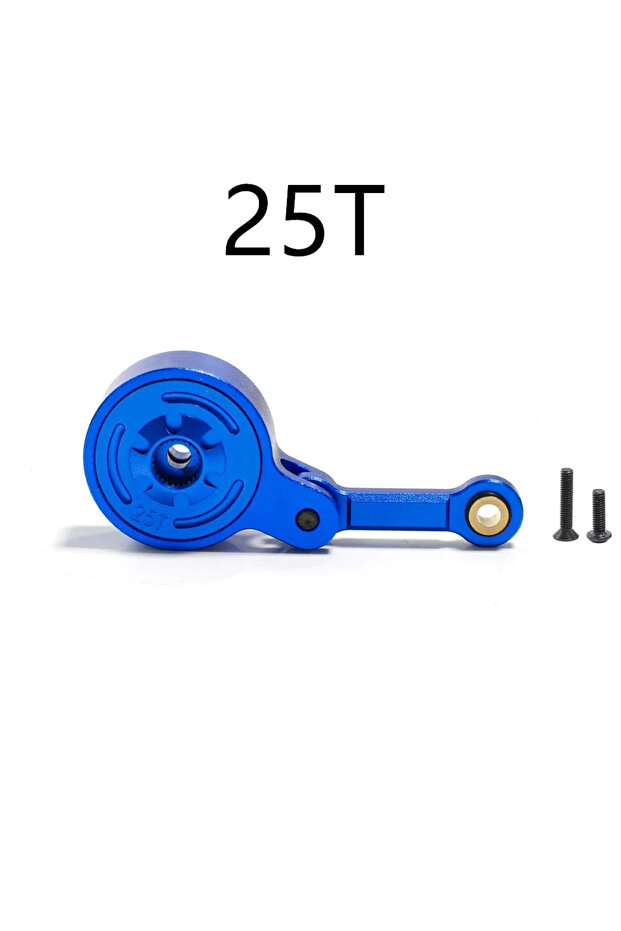 25T Blue Metal 23T 25T Servo Saver with Fixed Link for ARRMA 1/10 3S 4S BIG ROCK GRANITE KRATON OUTC