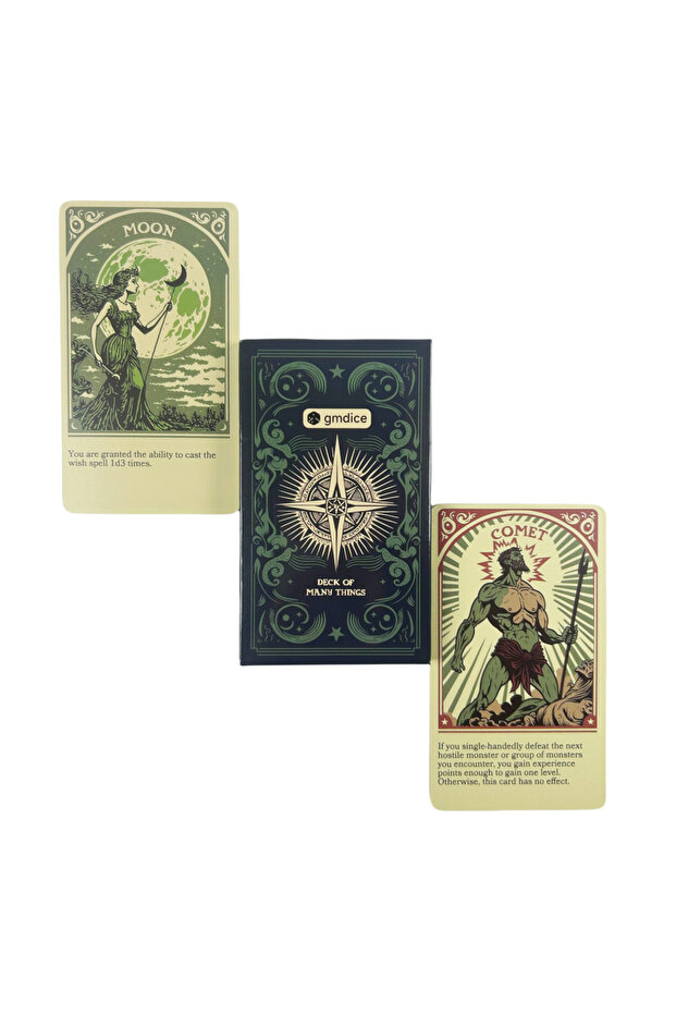 TS269 Deck of Many Things Entertainment Card Family Gathering Divination Deck Tarot Board Playing Or