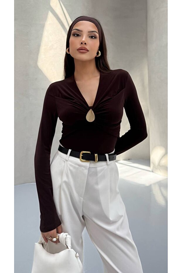 DAMLA AKSESUARLI BLUZ - 1