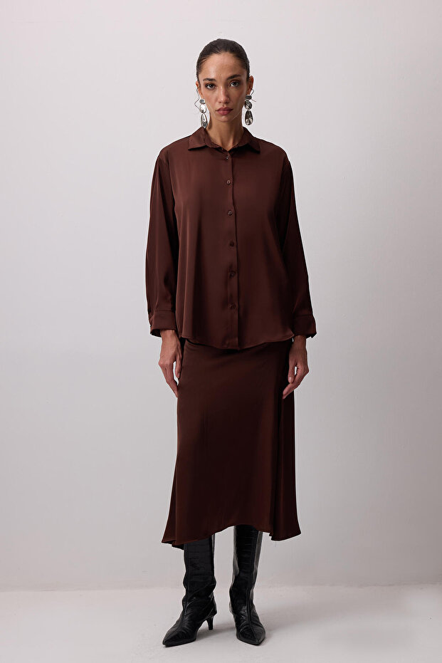 Basic Satin Shirt - 3