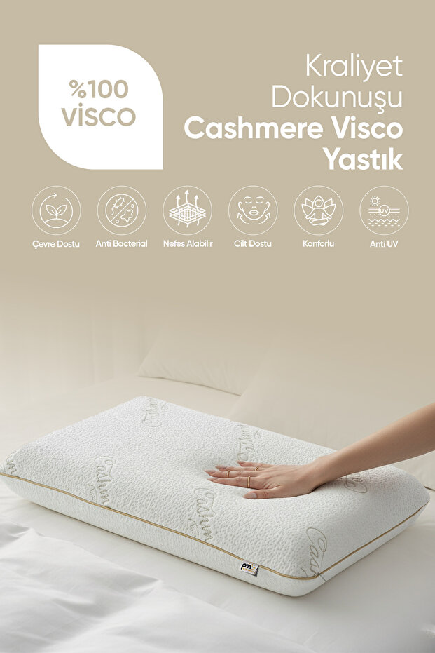 Pillow - Large Size Sleeping Pillow - Fabric [Orthopedic] Visco Pillow