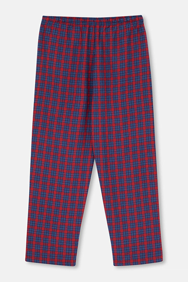 Multicolor Ekose Dokuma Pantolon - 2