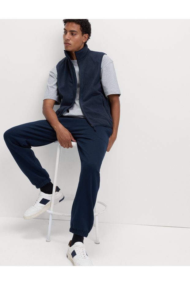 Fermuarlı Polar Yelek - 7