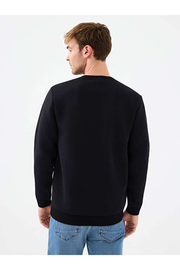 Siyah Erkek Sweatshirt Lf2041111 - 3