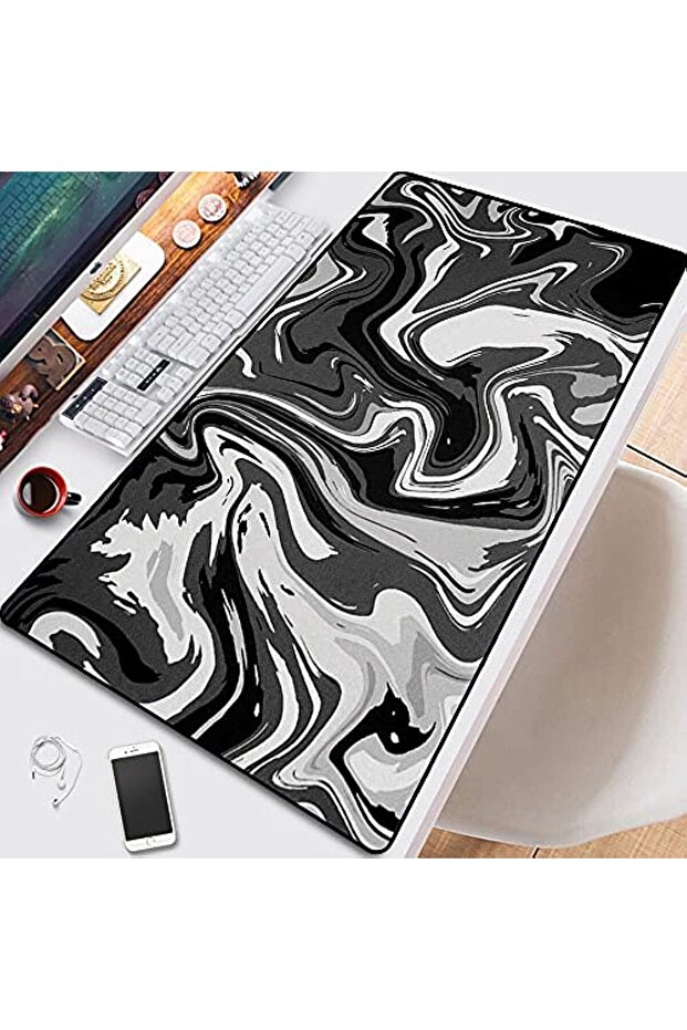 Liquid Computer Mouse Pad Large Gaming Mouse Pad Mousepad Large Keyboard Mouse Pad Desk Mat.