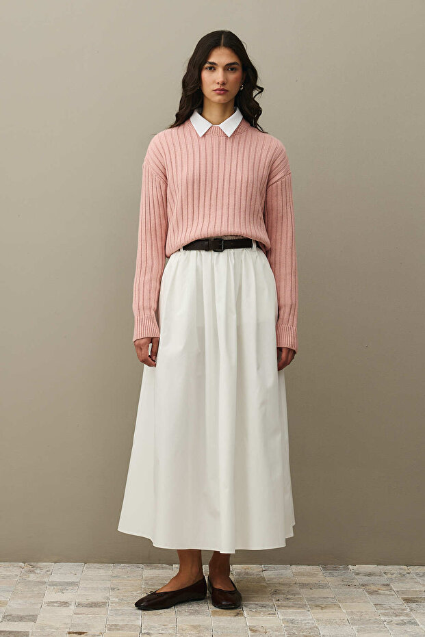 Fitilli Basic Crop Kazak Pembe - 1