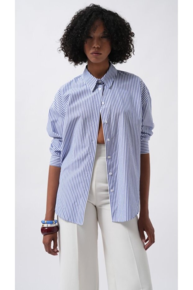 Striped Basic Shirt - 1