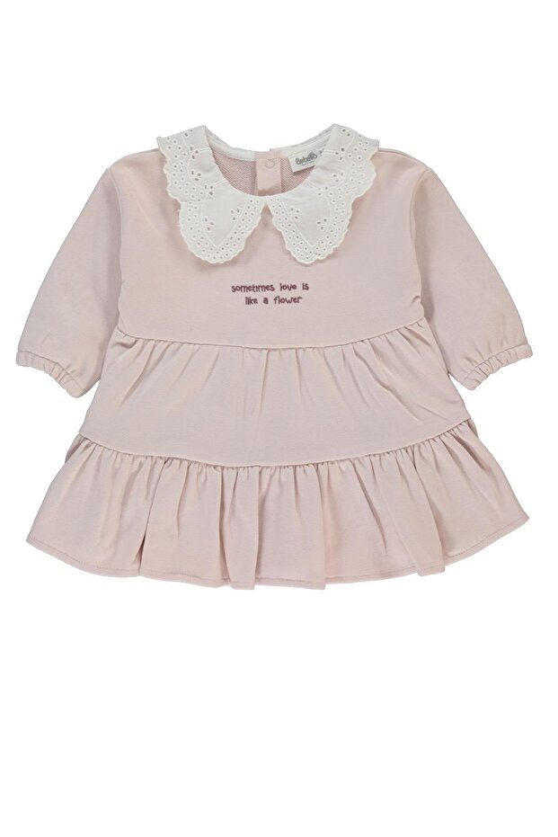 Three Strand Dress (Retro Flower) Powder