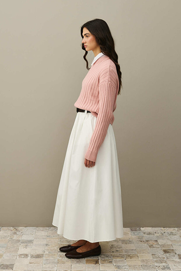 Fitilli Basic Crop Kazak Pembe - 3