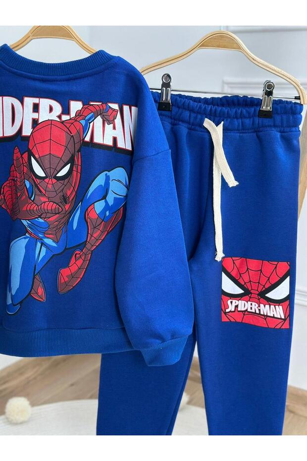 Marvel Spider Man Baskılı Eşofman Takımı - Erkek Çocuk - 6