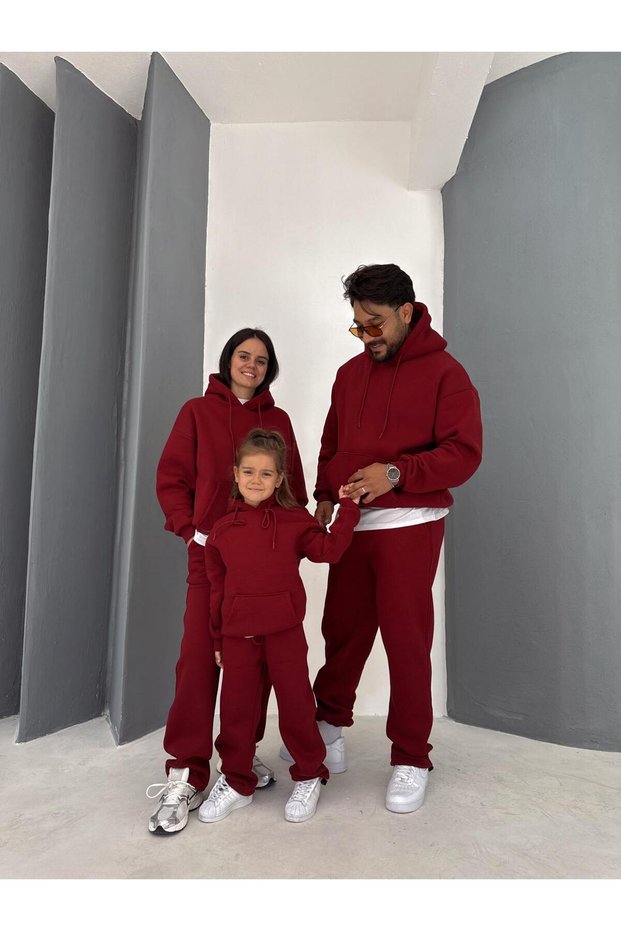 High Quality Children and Mother/Father Family Tracksuit Set 3 Pieces