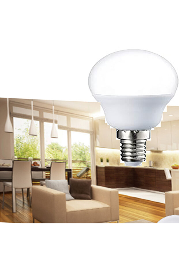 مصباح LED E14 6500K ضوء أبيض - 1