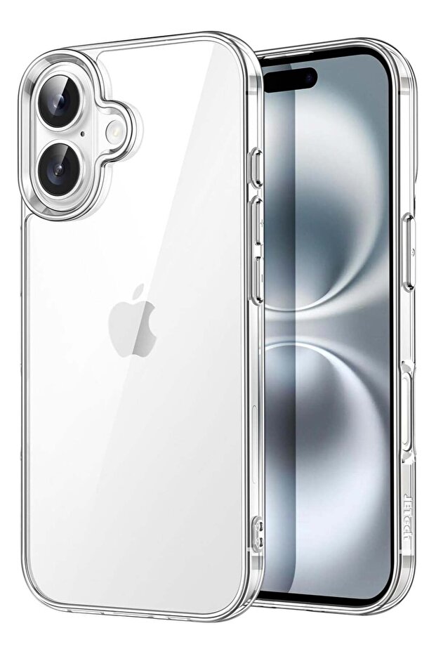 غطاء خلفي شفاف مقاوم للصدمات متوافق مع iPhone 17 - 1