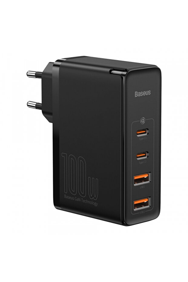 GaN2 Pro Power Adapter, 100W, 5A, 2 x USB-A - 2 x USB-C, Black CCGAN2P-L01 - 1