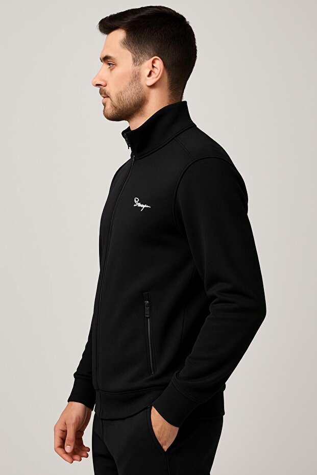 سترة قطنية ممشطة بسحاب - 2