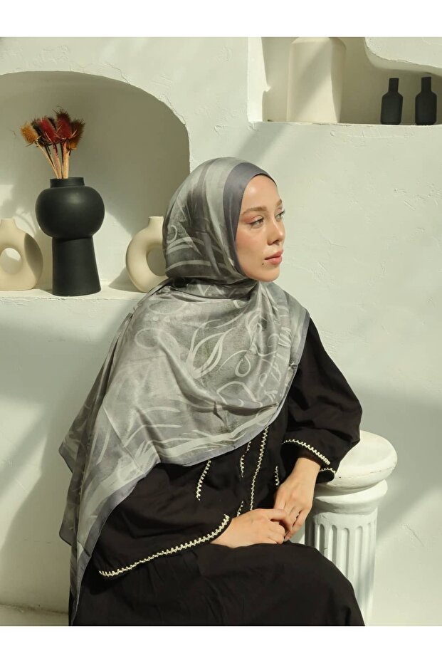 Pietra Desen Pamuk Şal - 2