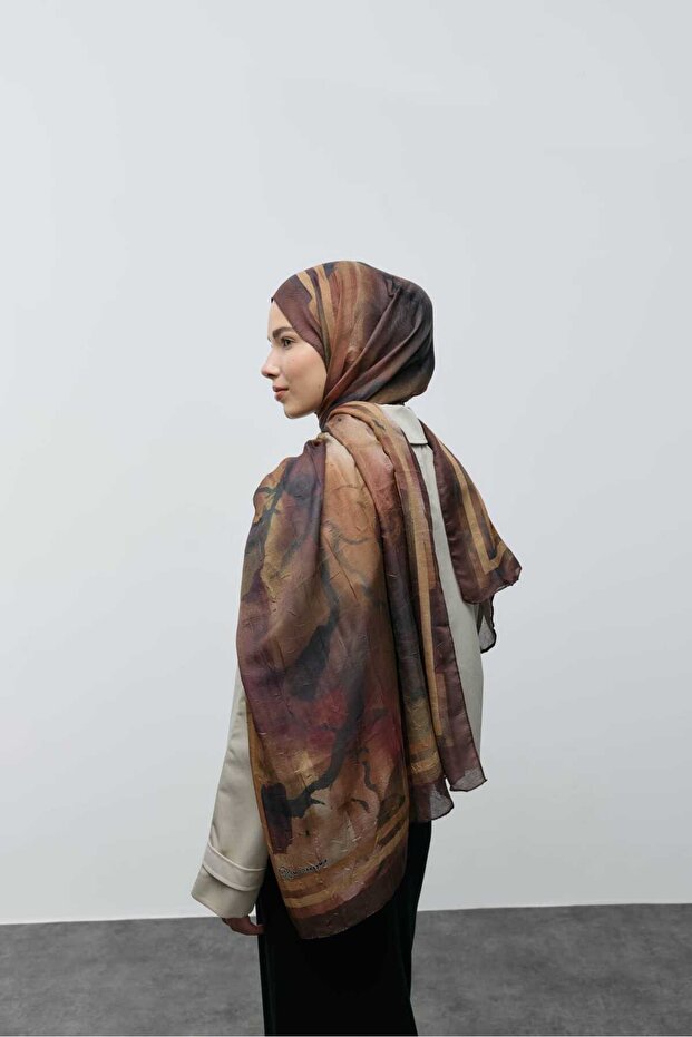 Natura Desen Bambu Şal - 3