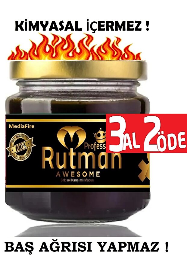 Ginsengli Macun 240gr Rutmanz Rutmanın Bitkisel Atom Macun Macunu - 1