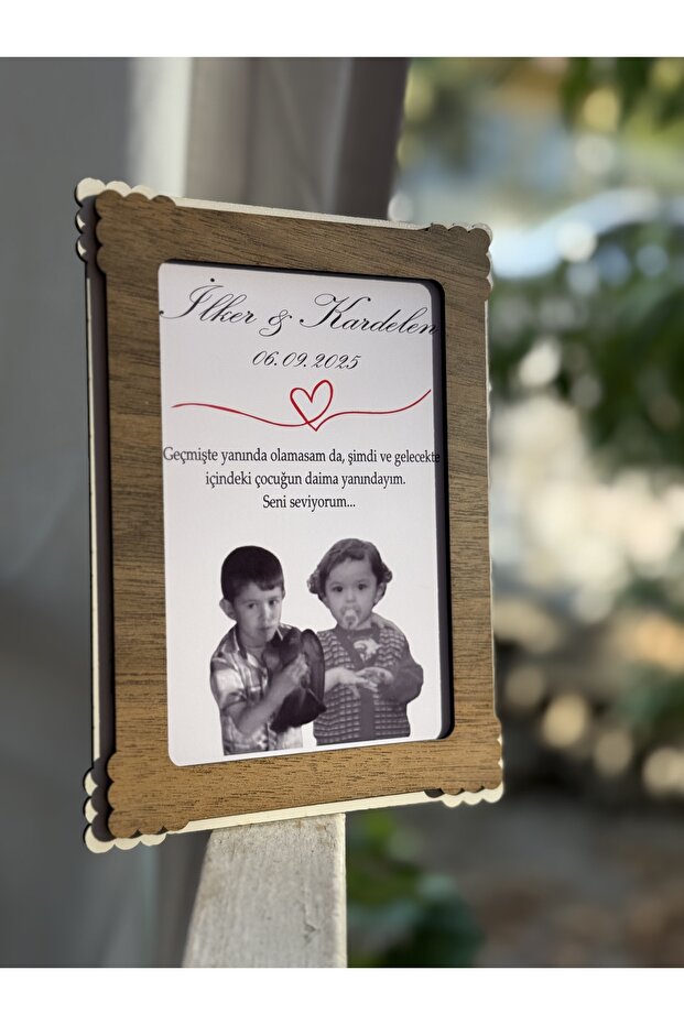 Ahşap Mini Tablo - En Güzel Hediye - 1