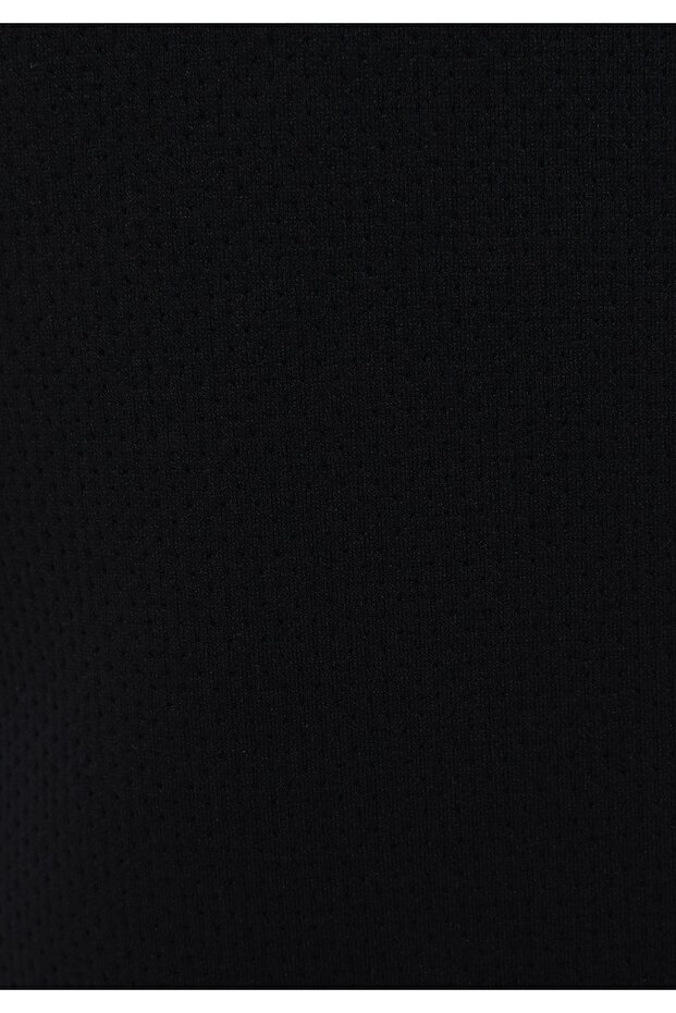 Regular Fit Orta Bel Düz Erkek Siyah Eşofman Altı - 7