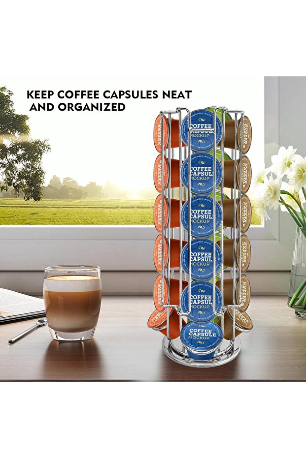 Rotating Coffee Capsule Holder - 6