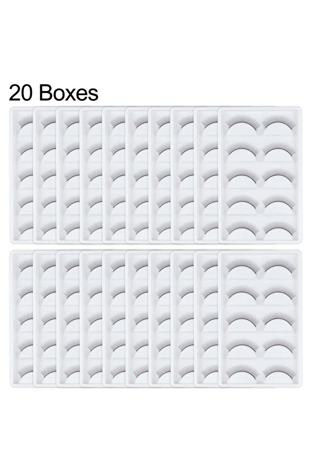 10 Boxes 5/10/15/20Boxes Training Lashes Beginner False Eyelashes Practice Mink Lashes Strip Individ