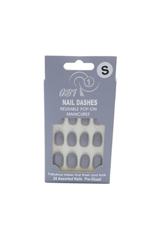 اظافر صناعية بصمغ ذاتي 24ظفر لامع ( OB-07) - او بي ون - 1