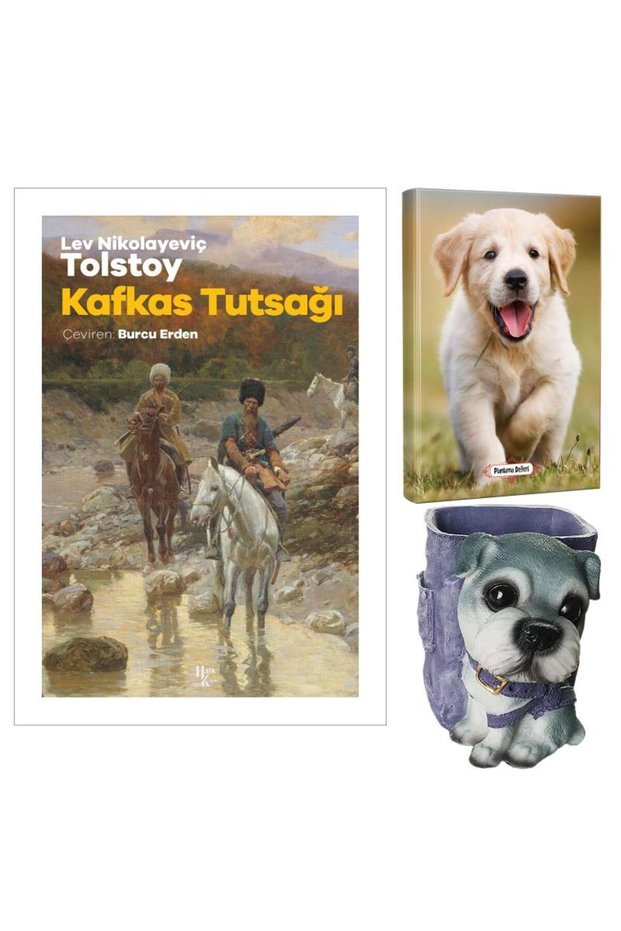 Kafkas Tutsağı - Tolstoy and Decorative Dog Pen Holder - Mutlu Prens Planning Notebooks