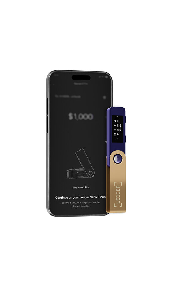 Nano S Plus Nebula Kızılı Kripto Donanım Cüzdanı - 8