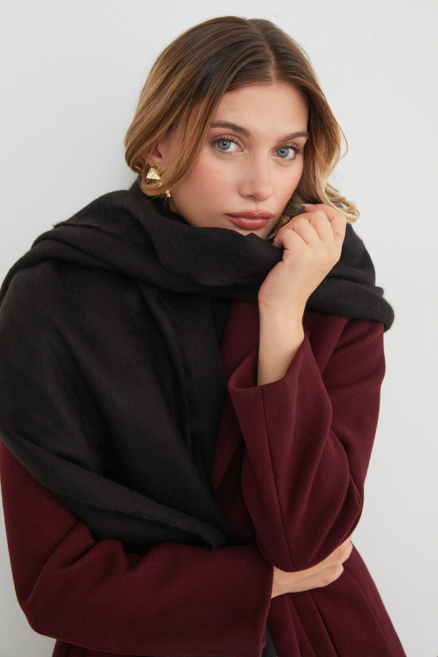 Basic Püsküllü Şal - 2