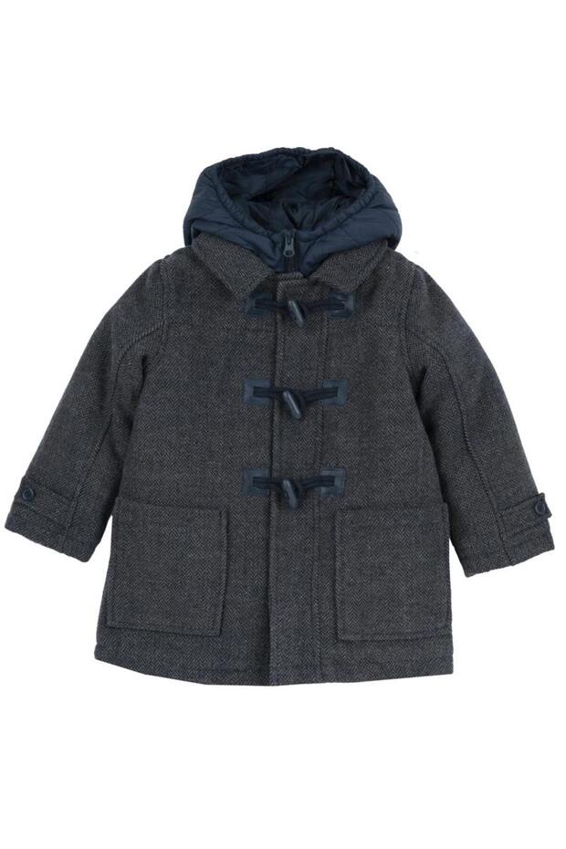 Children's dark blue double-breasted jacket