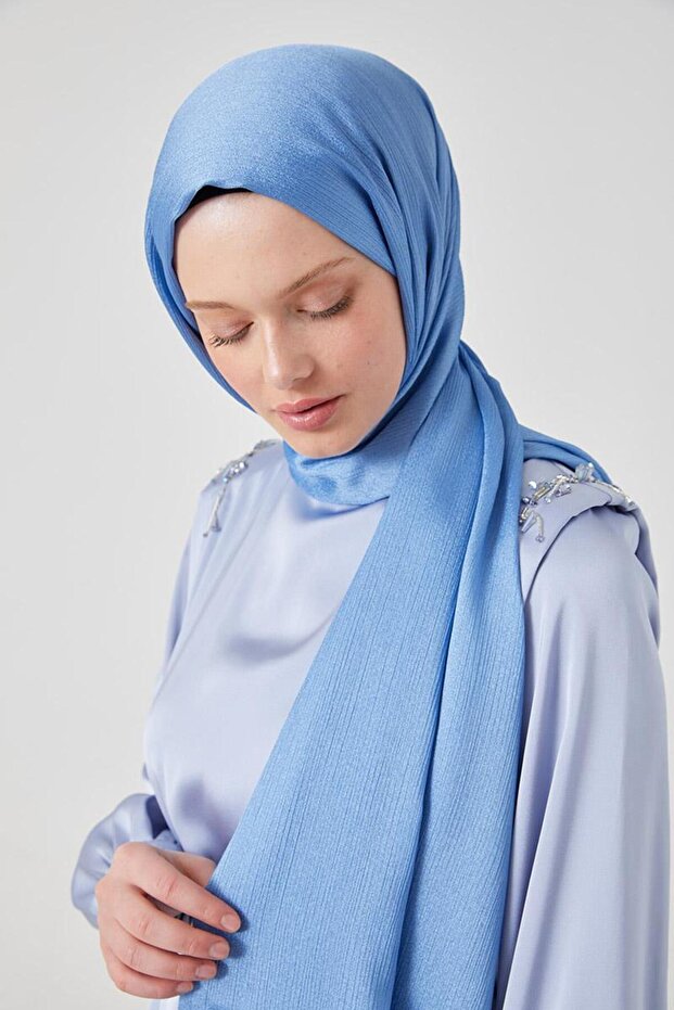 Mavi Crystal Şal - 2