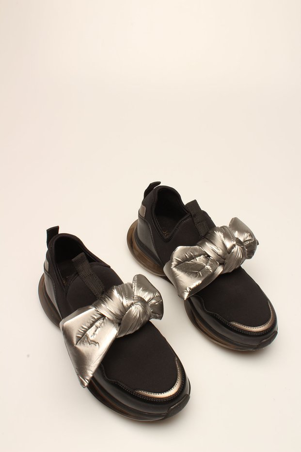 Es Black-Grey Stretch Women's Sportswear
