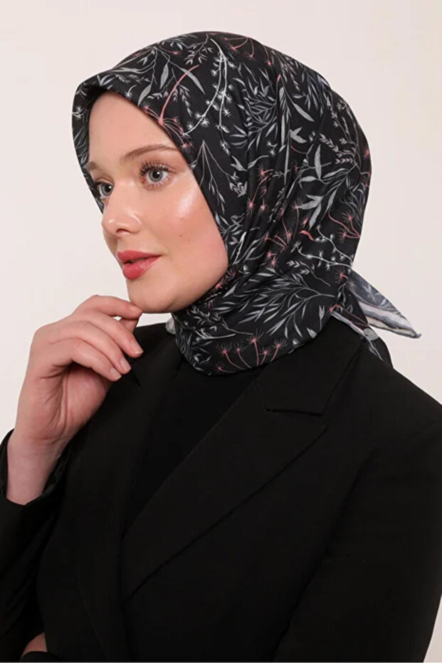 وشاح كوبر الناعم - رمادي سحابي - 1