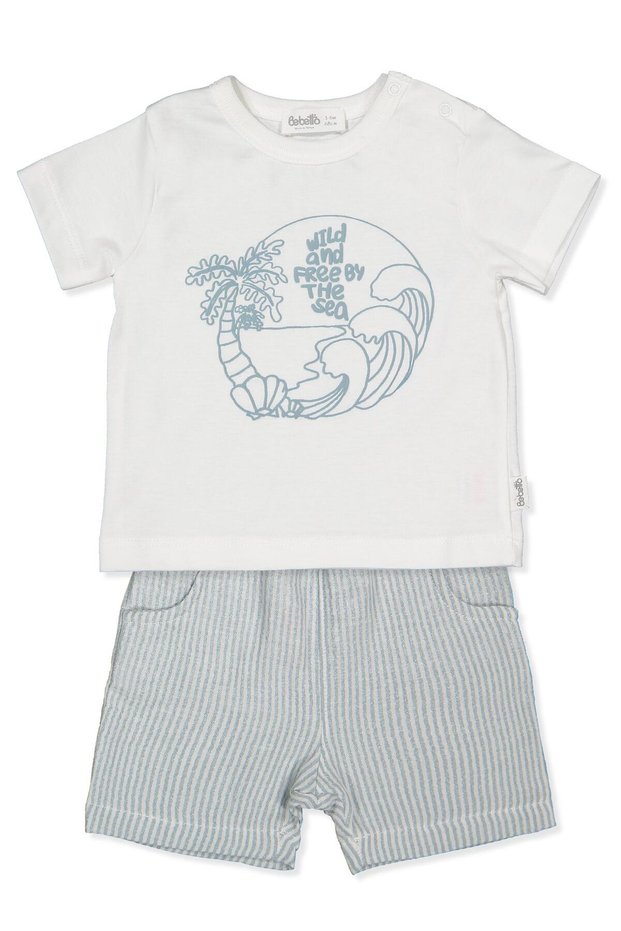MUSLIN SHORTS 2-PIECE SET (FREE SPIRIT) ECRU