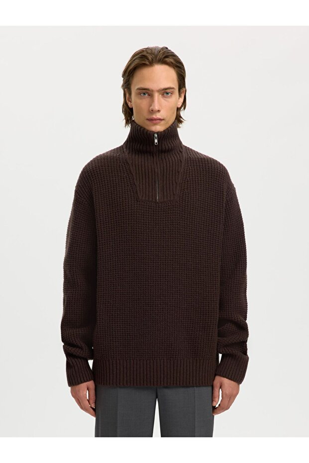 Half-zip Pullover Baumwollmix - 1